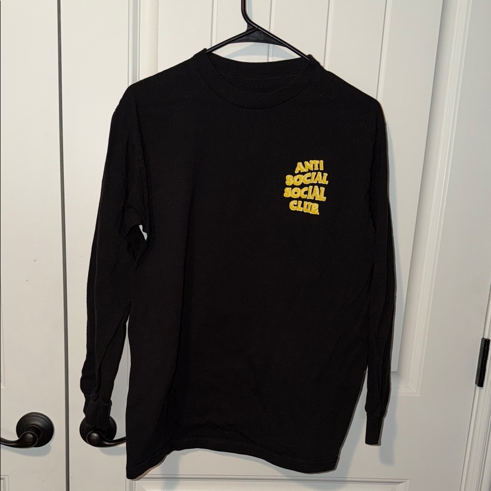 Anti Social Social Club Black Long Sleeve Shirt